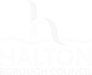 Halton Borough Council Logo - White